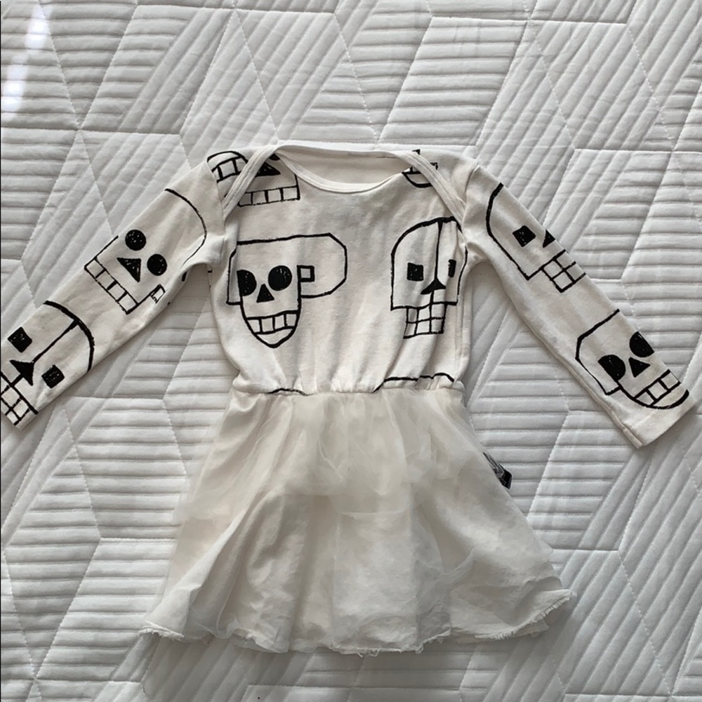 Nununu Skull Dress, 18-24M